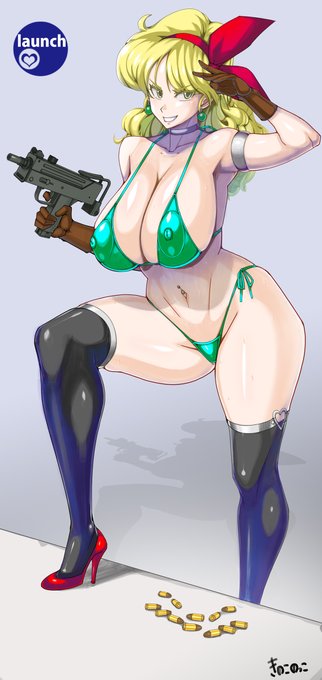 [R-18] ランチさんとデイジィ。 #ランチ #launch #DragonBall #マイクロビキニ #ドラゴンボール #デイジィ #アベル伝説 #ドラゴンクエスト #スリングショット https://t.co/2wMOqHXaVO 