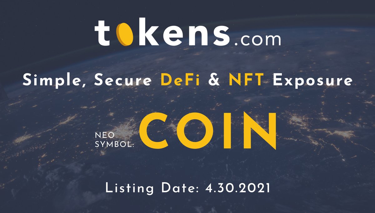 TWO DAYS TO GO! We are watching the clock and getting excited for Tokens.com CEO <a href="/AndrewKiguel/">Andrew Kiguel</a> to open the market on Friday at the @NEO_Exchange in honor of Tokens.com's first day of trading NEO:COIN