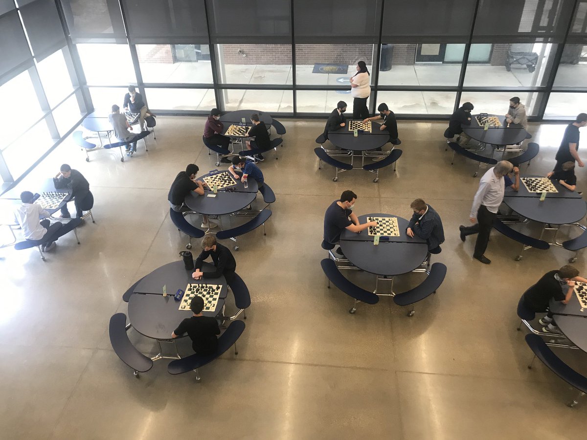 Good luck to everyone competing in the Midland Schools Chess Championship this afternoon and evening. We are pleased to be hosting these talented chess players from around the city. #midland #trinitychargers