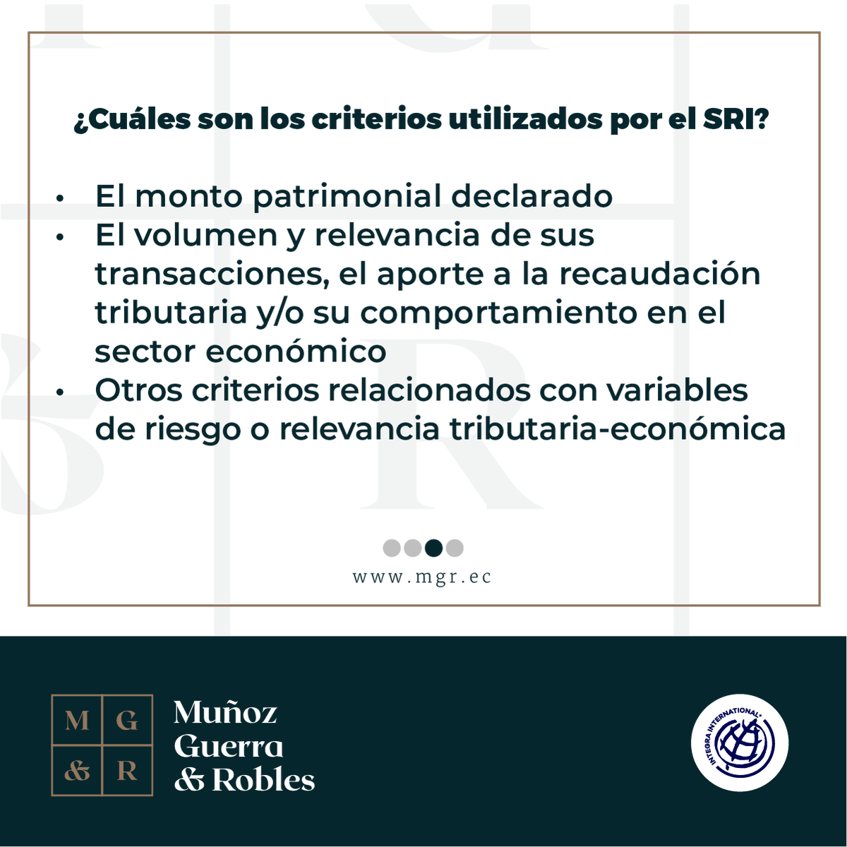 MGR_Ecuador's tweet photo. #MGRTeInforma
El 27 de abril del 2021 salió una resolución por parte de la Directora del SRI (Eco. Marisol Andrade Hernández) ¿Estás al tanto de sus implicaciones?
#mgrecuador #integrainternational #Asesoriacontable #empresas #quito #ecuador #SRI https://t.co/VpHXe5bavT