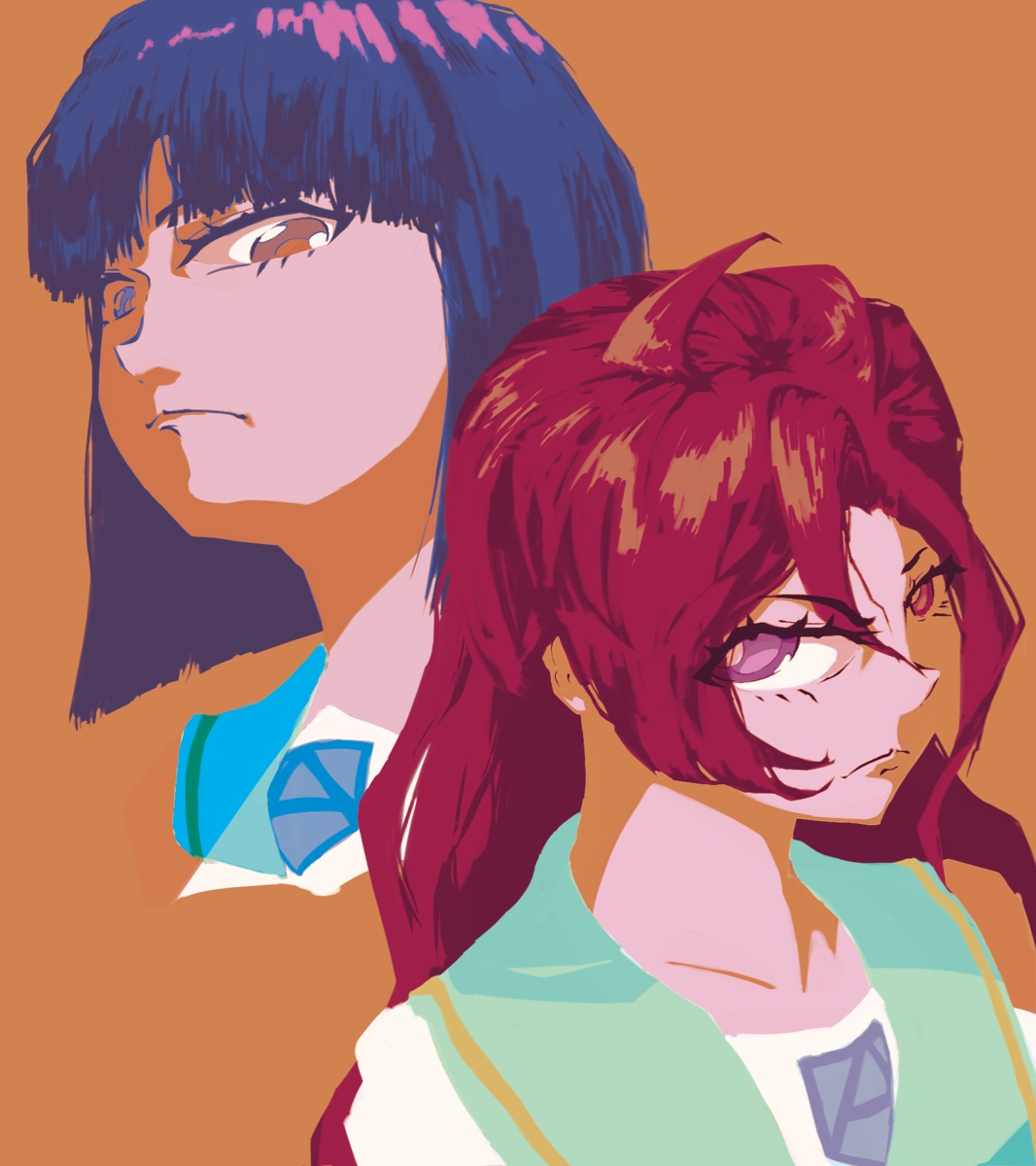 さいきん描いた絵はあすか先輩が多い 