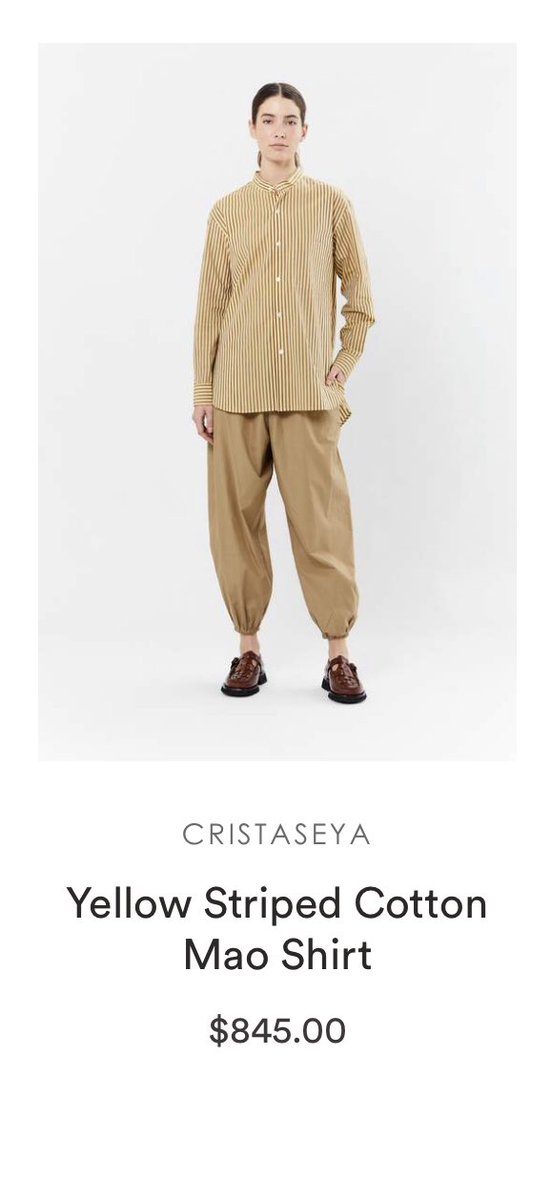 Prefer looking like a Venice Gondola operator? Try number on for size - $845 (pants sold separately)
