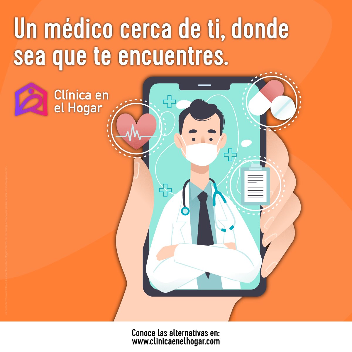 Todos los servicios de atención médica a distancia que necesitas, se encuentran en “Clínica en el hogar”.
#VenceAlVirusEnCasa #RompeLaCadenaDeContagios #NoBajesLaGuardia #EmpresasXTuBienestar