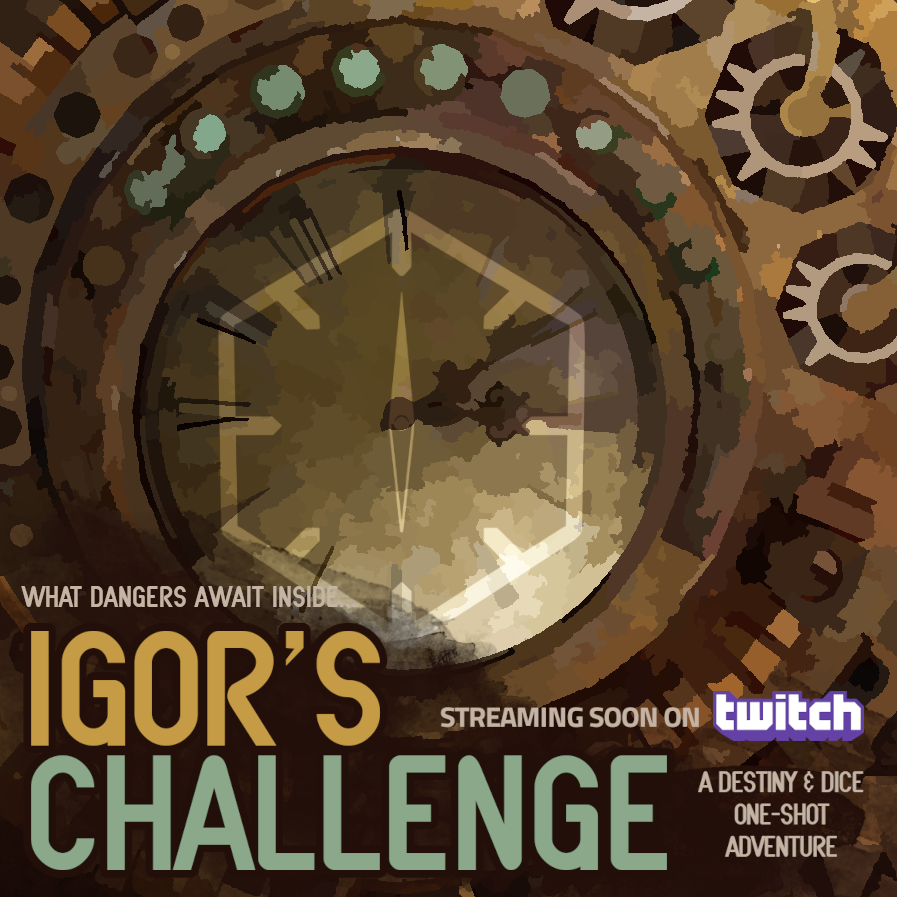 destinyanddice's tweet photo. A special one-shot adventure is starting soon on our @Twitch in less than 15 minutes! Tune in to see what dangers await in Igor's Challenge! https://t.co/6t66siEw1e #dnd #dndlivestream #dndstream #dnd5e #twitch #twitchstreamer #smallstreamers #oneshot #oneshotadventure https://t.co/ngoqEmF8Jk