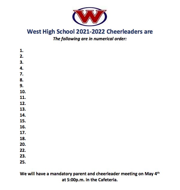 West Cheer tweet media