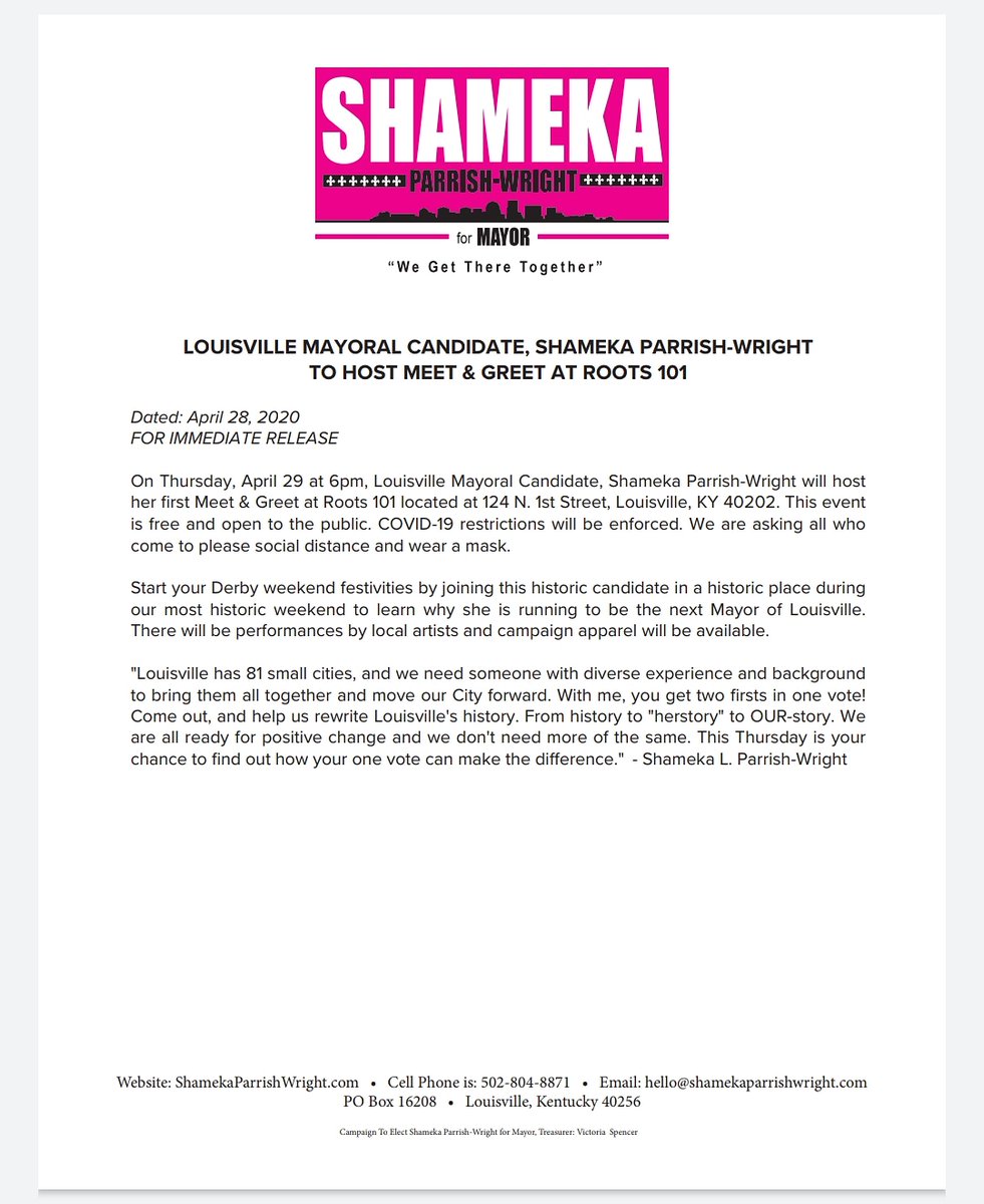 Please share! 
#WeDeserveBetter #WeGetThereTogether #2FirstsOneVote #MomtoMayor #TheWrightWay #WeNeedRealChange #notmoreofthesame #Shameka4Mayor #HerStoryisOurStory #wcw❤️ #TeamShameka