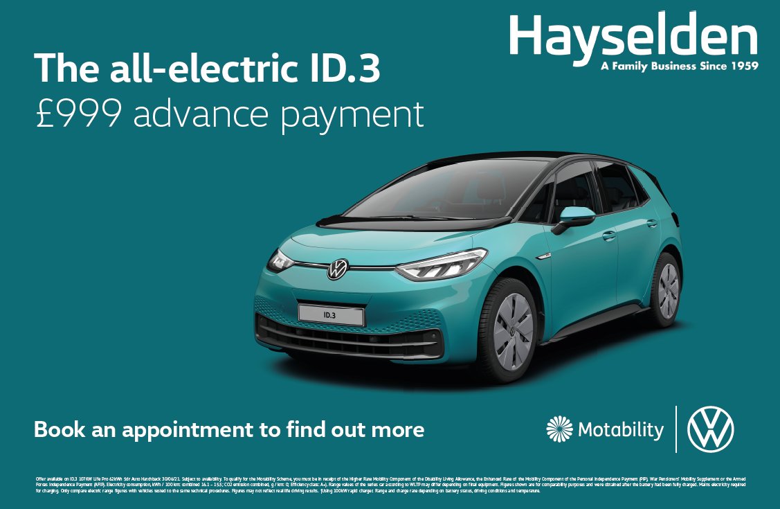 ⚡ID.3 Life Pro 145PS⚡
DVLA holder Advance Payment from £999

Key features:

✅ Steel wheels 18" 'Aero"
✅Discover Navigation Pro touch-screen navigation 
     infotainment system with 10 inch display.
✅ID. Light and Natural voice control
✅Matrix LED headlights
