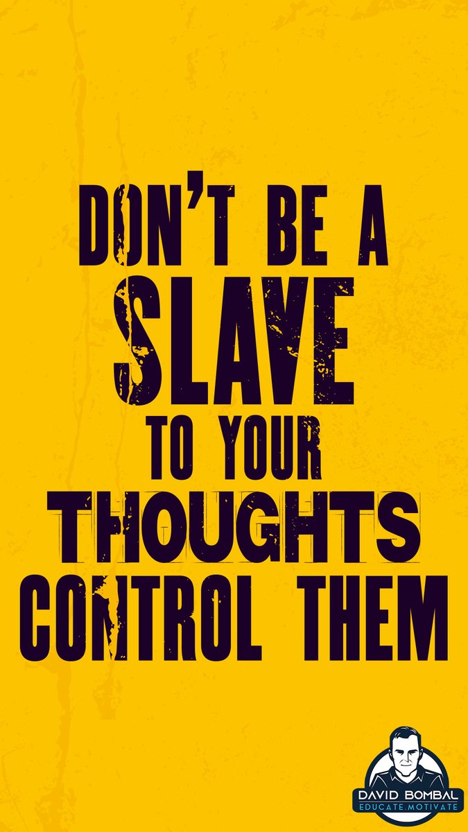 davidbombal's tweet photo. Don't be a slave to your thoughts. Control them.

#DailyMotivation #inspiration #motivation #bestadvice #lifelessons #changeyourmindset https://t.co/dWrK6edUmM