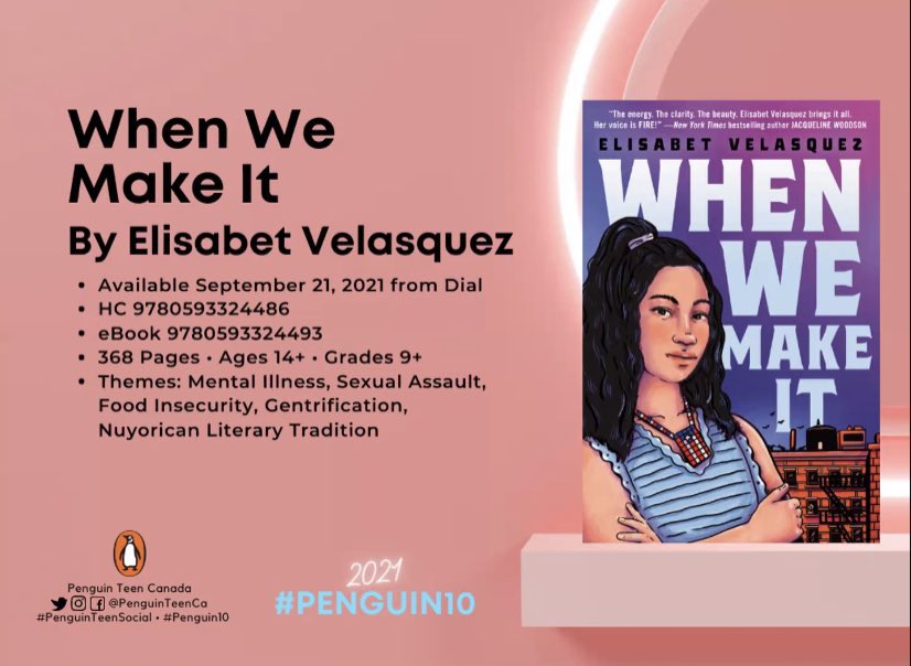 A verse novel! Yes!  #WhenWeMakeIt  #Penguin10  #PenguinTeenSocial  @PenguinTeenCa