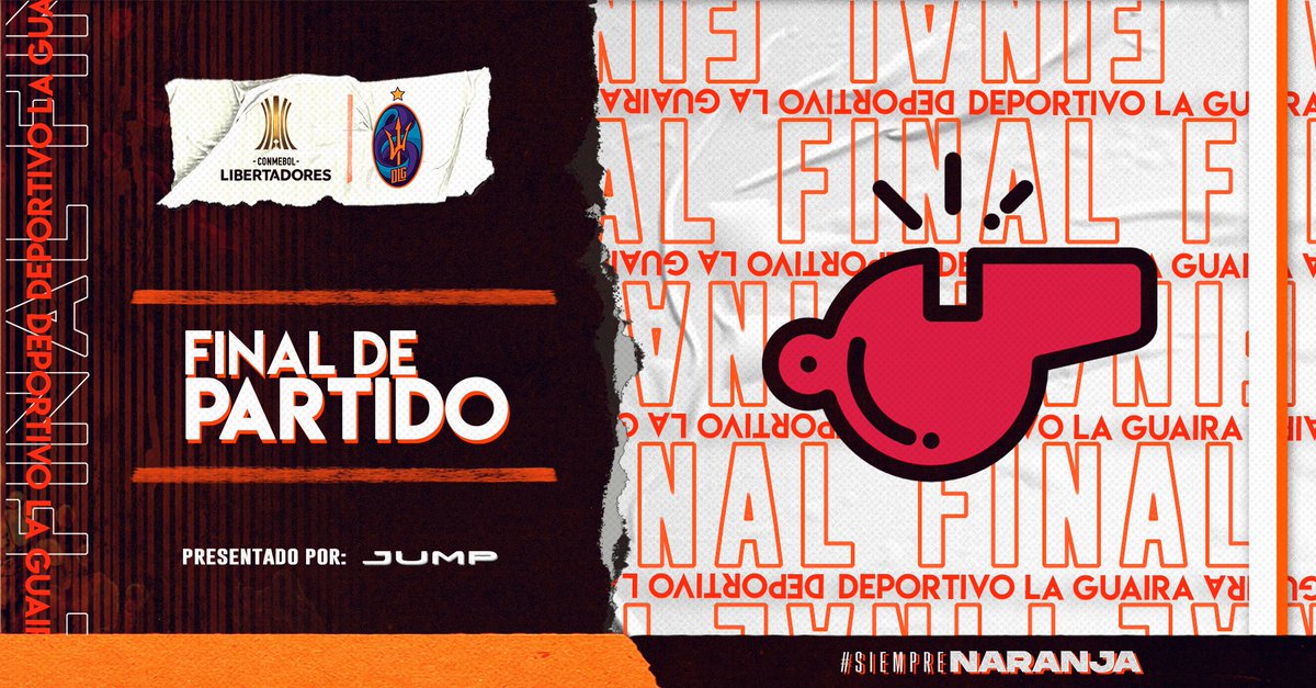 ⏱ 90+5' | ¡Final en la Nueva Olla! El campeón sumó otro punto por la #Libertadores.🍊
<a href="/CCP1912oficial/">Club Cerro Porteño</a> 0-0 <a href="/DvoLaGuaira/">Deportivo La Guaira 🔱</a>.
#️⃣: Jornada 2 - Fase de Grupos - Grupo H.
#SiempreNaranja #CONMEBOLLibertadores