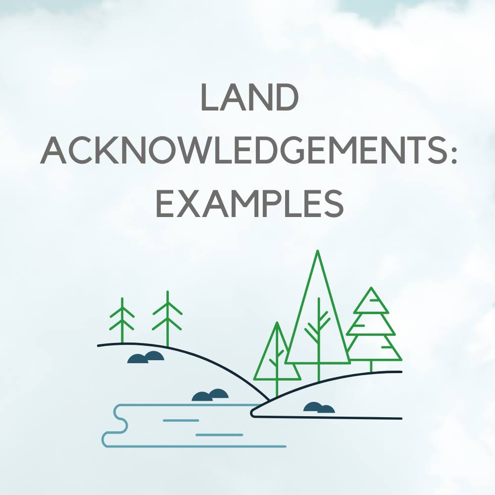 RiverFraser's tweet photo. Here are a few examples of land acknowledgements to get you started.

#landacknowledgements #landback #landdefenders #stolenland #landbacklane #landdefence #honourIndigenousland #solidarity #Indigenousrights #Indigenousrising #Indigenousknowledge #Indigenouslivesmatter https://t.co/rlmh5lyoL0