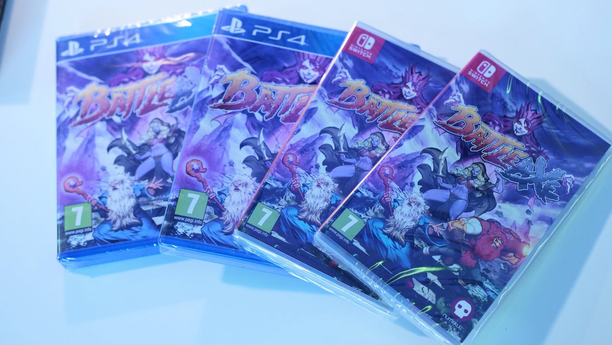 nostalnerd's tweet image. I've got 4 physical copies of Battle Axe up for grabs from @NumskullGames. I'll cover the cost of postage worldwide &amp;amp; throw in some nerd stickers.

Just like &amp;amp; RT this tweet to be put in the bag, then comment specifying PS4, Switch or Either as preference.

I'll draw next Friday.