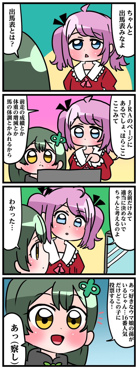 競馬はじめてみたレポ漫画 