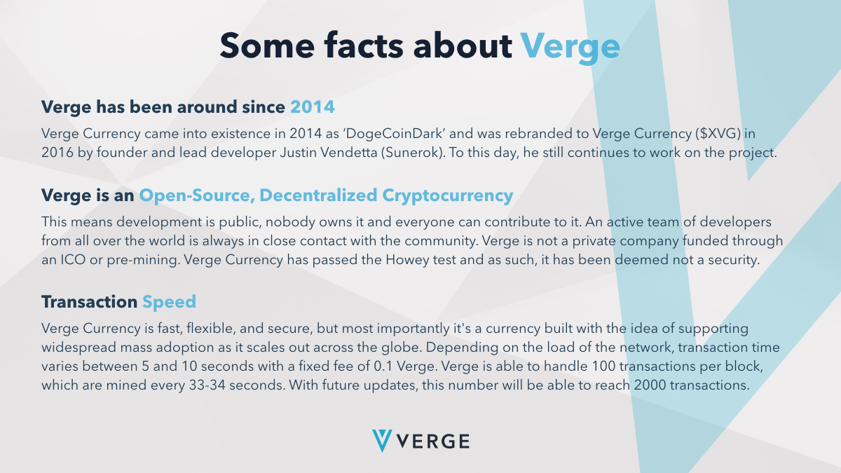 Bane420XVG's tweet photo. Interested in Verge Currency? Take a glance at the pics below.

1. What is Verge Currency? 

2. Few facts about Verge.

3. Technical Info on Verge.

4. Where to buy some #Verge.

#VergeFam #XVG $XVG #VergePay #VergeCurrency #blockchain #cryptocurrency #Crypto #cryptoart https://t.co/nu5RA4XImD