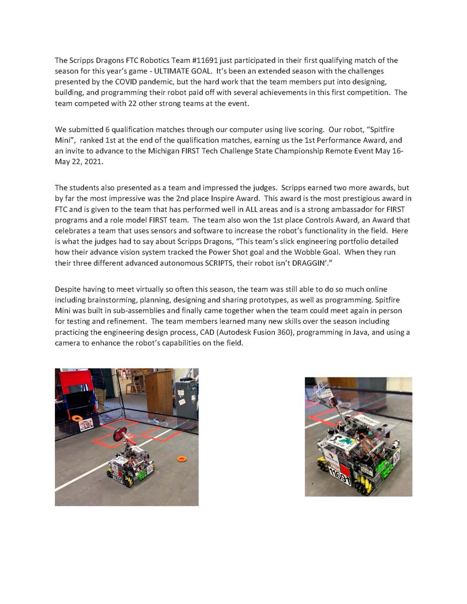 Rosa Everitt (@rosaaeveritt) on Twitter photo It is amazing what our <a href="/Scripps_MS/">Scripps MS</a> FIRST Robotics students have accomplished this year! They are amazing! Congratulations on your successes so far this year. <a href="/LkOrionSchools/">Lake Orion Community Schools</a> <a href="/LkOrionHS/">Lake Orion High School</a> It is amazing what our <a href="/Scripps_MS/">Scripps MS</a> FIRST Robotics students have accomplished this year! They are amazing! Congratulations on your successes so far this year. <a href="/LkOrionSchools/">Lake Orion Community Schools</a> <a href="/LkOrionHS/">Lake Orion High School</a>
