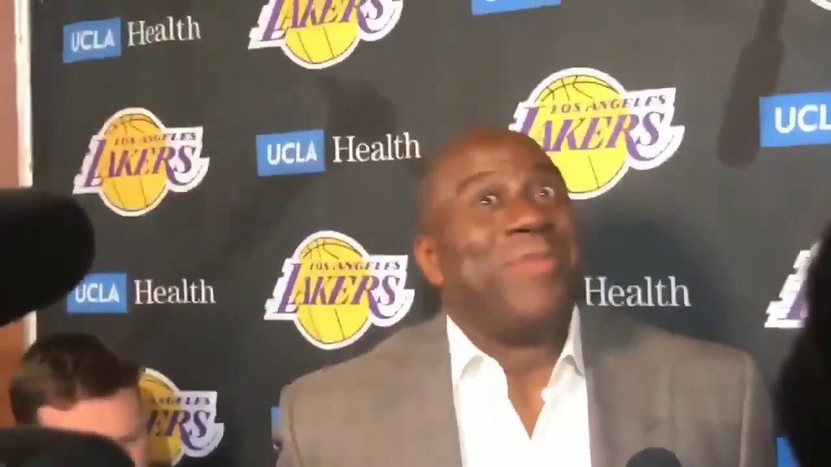 Magic Johnson -Has been on 1 team (10 > 1)-Has played with only like 4 all stars-Did not hit a clutch shot against the raptors-Did not break Giannis Antetokounmpo (2019 MVP) ankles-Won 0 games against the 2019 Champion Raptors (But DJ did) -Not a real magician