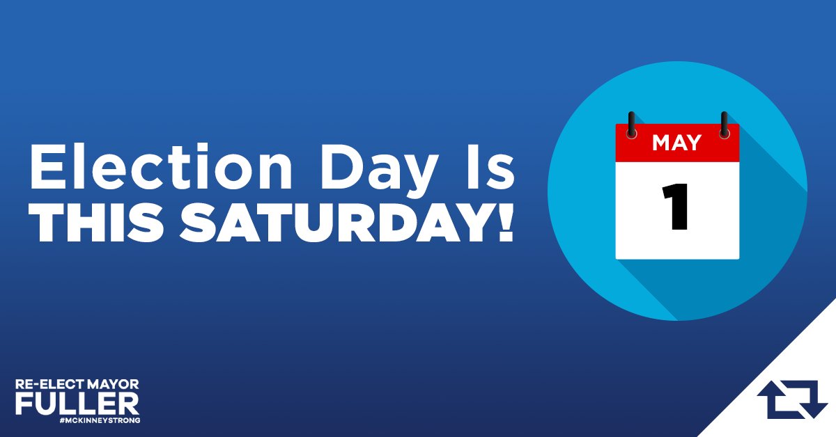 We're almost there! Election Day is THIS Saturday. Don't miss it! Follow the link to find a polling location near you: fullerformayor.com/support/voting…