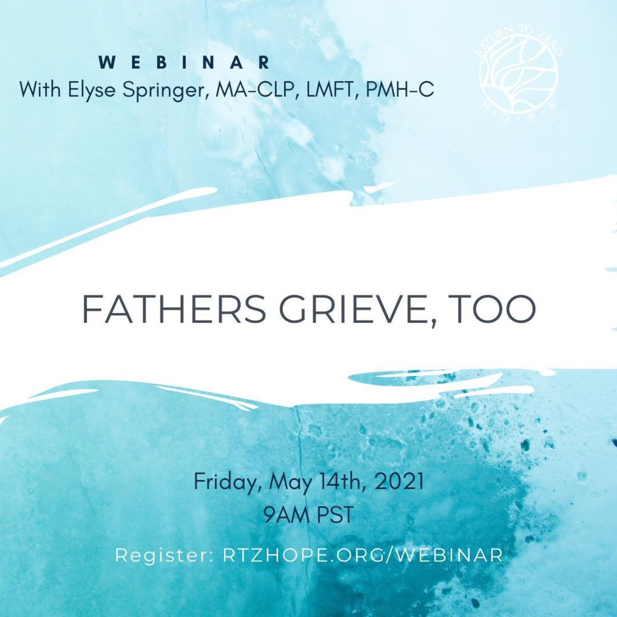 Join <a href="/RTZHope/">Return To Zero: H.O.P.E.</a> and I on Friday 5/14 for a webinar on paternal mental health and the grieving process for the non-birthing partner.
⁠Register at rtzhope.org/webinar⁠  #stillbirth #miscarriage #infantloss #pregnancyloss #howareyoudad