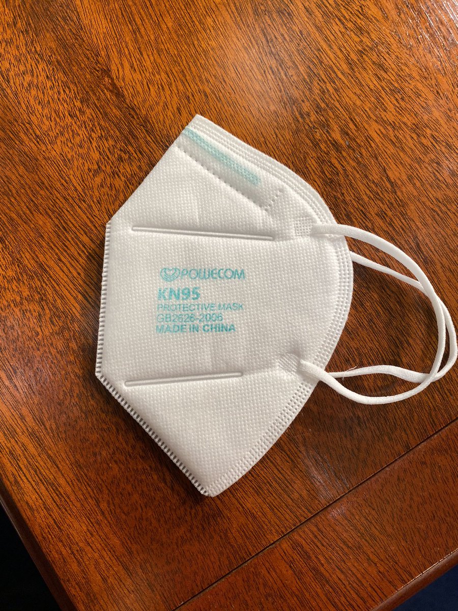 RepLarryBucshon's tweet image. Notice anything weird about the masks the being handed out to Members of Congress for tonight’s Presidential address at the direction of the Democrat leadership? Tone deaf aren’t  strong enough words to describe it. Disgraceful.