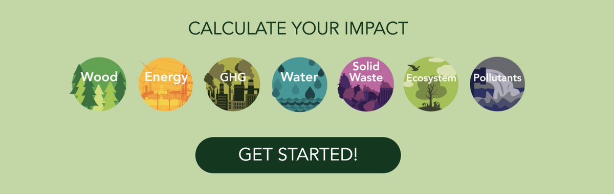 WhatsNYourPapr's tweet image. How much does your yearly #paper use impact the #climate? Get a clear picture and learn about opportunities for improvement by visiting our #PaperCalculator tool for a fast, customized life-cyle impact report. bit.ly/34gPhcs