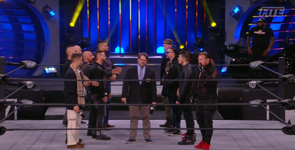 The Pinnacle and The Inner Circle parlay is possibly the greatest segment AEW has produced...EVER. #AEWDynamite #BloodAndGuts