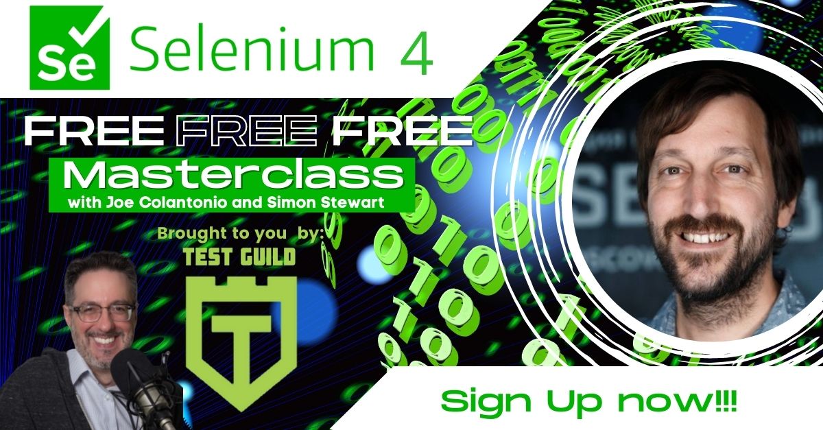 joecolantonio's tweet image. Here's my birthday treat before April ends. Thanks for the most intuitive session @shs96c. Sign up now to our FREE Selenium masterclass👉 bit.ly/3nGP237 #selenium #selenium4 #testguild
