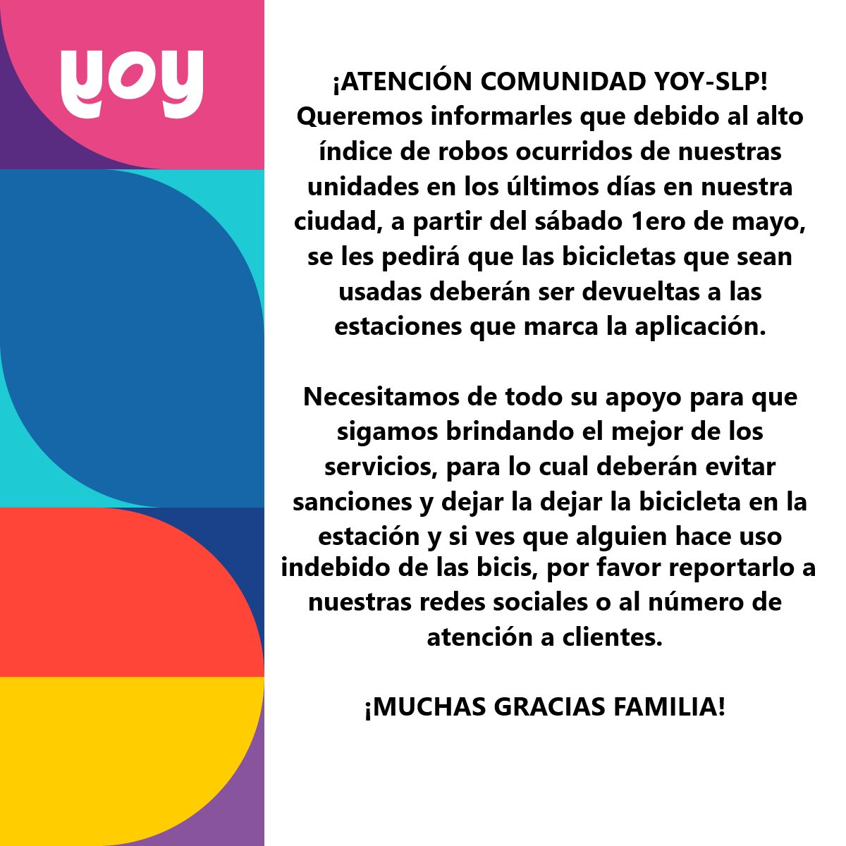 Atención familia YoY de San Luis Potosí