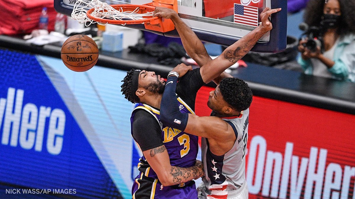 RellBody's tweet photo. Damn RT @SportsCenter: SHEESH.

Rui Hachimura met Anthony Davis at the rim 🤯 https://t.co/qd06fTIRv7
