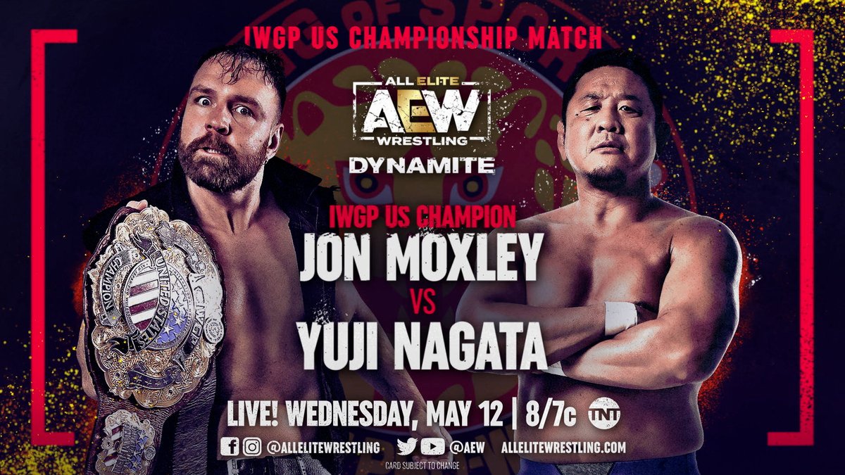 Jon Moxley To Defend IWGP US Title Against Yuji Nagata On AEW Dynamite