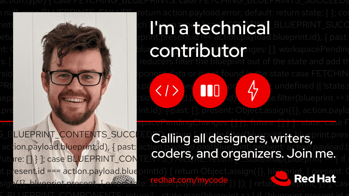 I love this campaign challenge powered by <a href="/makecm_/">Make</a>    check it out  redhat.com/mycode  #CodeIsOpen #RHSummit