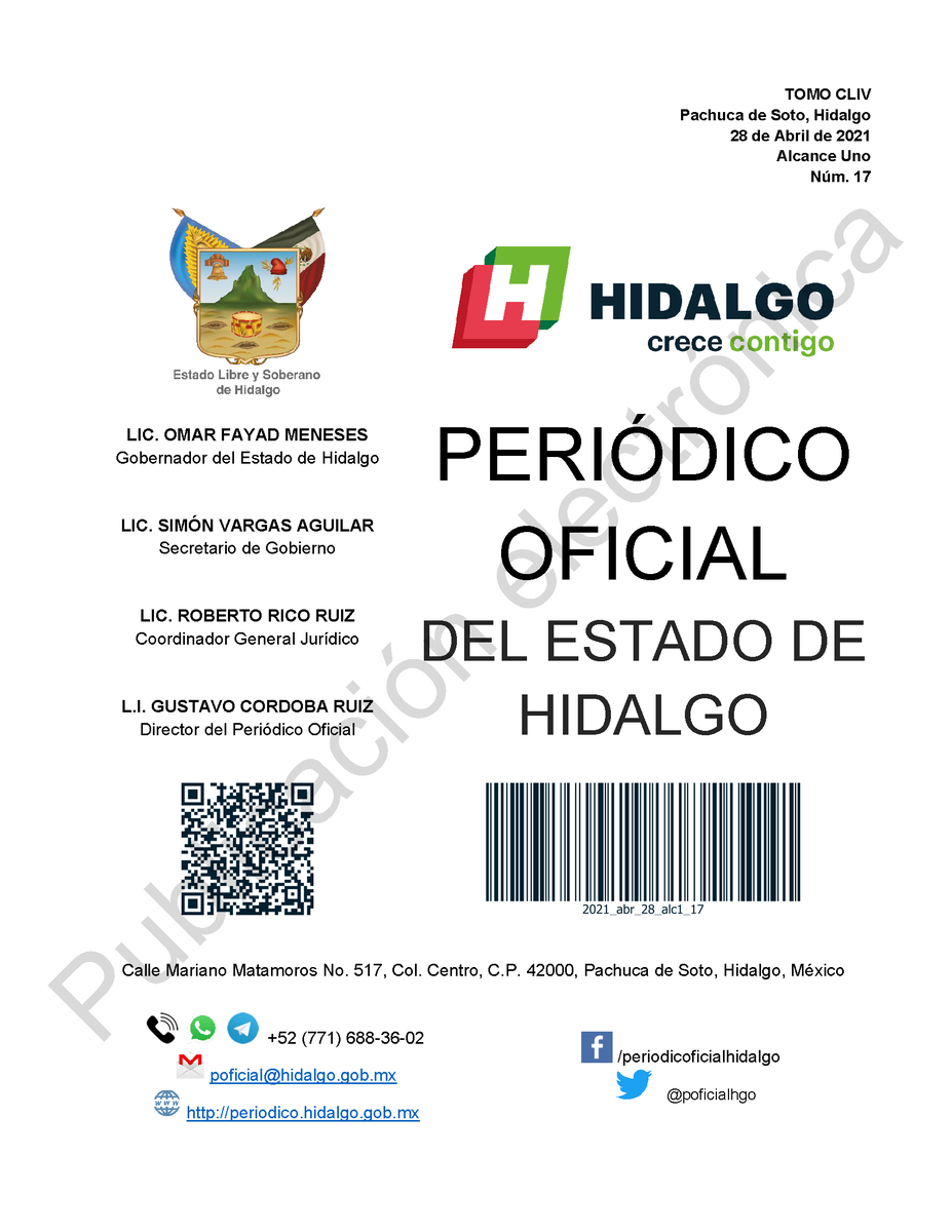 Periodico Oficial Del Estado De Hidalgo Poficialhgo Twitter