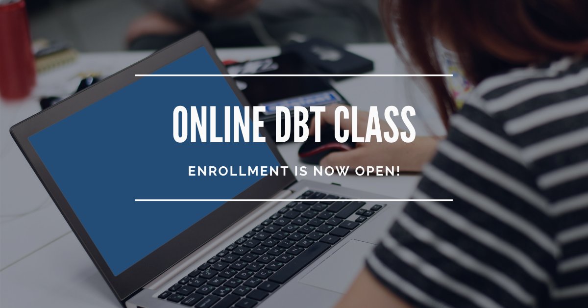 DBTPath's tweet photo. Ready to learn #DBTskills? Our supportive, group course starts Monday, May 3rd. We'll begin with #EmotionRegulation Enroll now βΊ https://t.co/wlqbJ1qaNS #DBT #learndbt #intenseemotions #borderlinepersonalitydisorder #eupd #BPD #bpdtraits #PTSD #anxiety https://t.co/KJwvKKMt2v