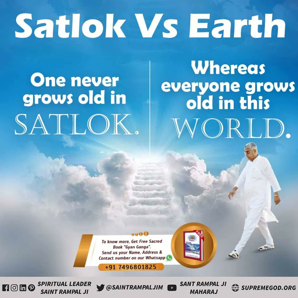Seema_sahu1's tweet photo. In Satlok every swan soul has an indestructible body.
 Whereas everything comes under destruction in Prithvi Loka / Kaal Loka.
Satlok ashram youtube chainal

#Satlok_VS_PrithviLok https://t.co/UkpZpzoLxh