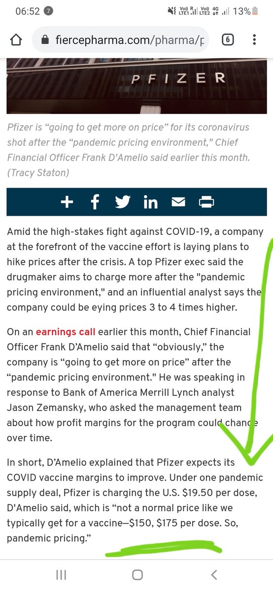 This 'intellectual' won't ask Pfizer producers, why do their vaccines cost 19.5$ (Rs 1500) per dose?On top of it, in future they intend to sell it for minimum 150$ (11,250 Rs).Similarly Moderna costs 15$ (1125 Rs) per dose right now.But  @visvak is too puny to ask 'em anything.  https://twitter.com/visvak/status/1387390901874413571