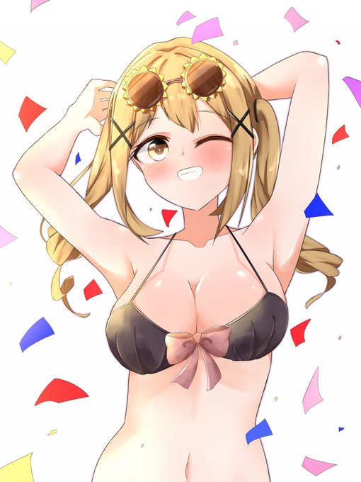 GWなのに雨ばっかりなので水着置いときます👙('༥'👙) 