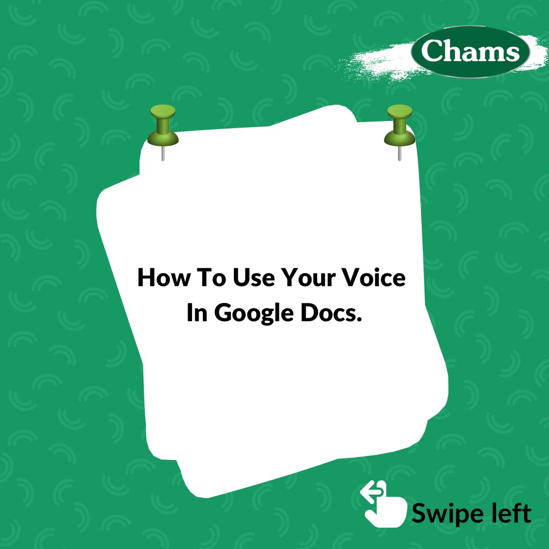 ChamsHoldCo's tweet image. Technology has advanced and tools that gets the work done are at our reach. 

These slides will put you through on the use of google doc. We hope this was useful☺️
.
.
.

#chams #chamsplc #tech #google #googlevoice #voiceover  #vendors #googledocs #techsolutions #facebook