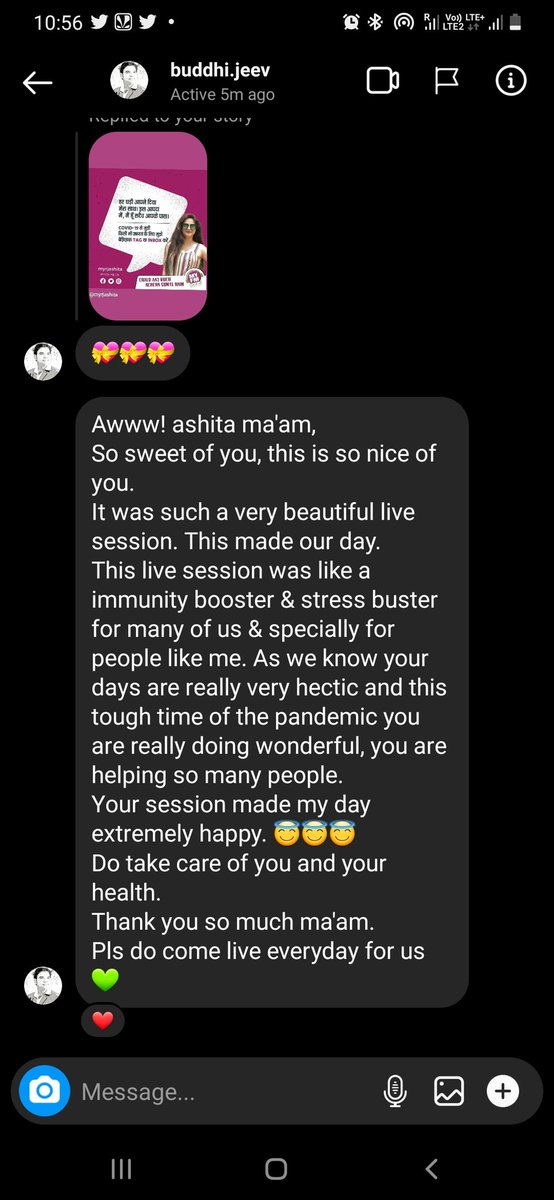 AshitaJuneja's tweet photo. Chlo phir ek bar bina mile sath ladte hai Positive feedbacks from our listeners is really a booster to work best over and over! https://t.co/4gGAVDitXc