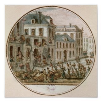 8)Le 28 avril, , c'est au tour de la folie Titon, demeure de Reveillon, sis dans le faubourg saint antoine d'être pillée et détruite.Une résidence luxueuse, au cœur d’un faubourg ouvrier