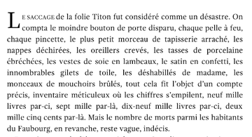 9)La description de ce pillage est magnifiquement décrit dans le 14 juillet d’Eric Vuillard (un livre qui est vraiment à lire!!!!)