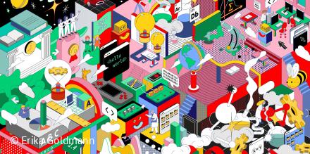 Erst ein Jahr alt &amp; schon so groß geworden: Die Allianz für #MINT -Bildung zu Hause feiert Geburtstag. Inzwischen zählt die Allianz über 90 Mitglieder für digitale MINT-#Bildung. Im Wimmelbild verstecken sich 160 Bildungsangebote &amp; wollen entdeckt werden. ow.ly/1f6W50EzLPk