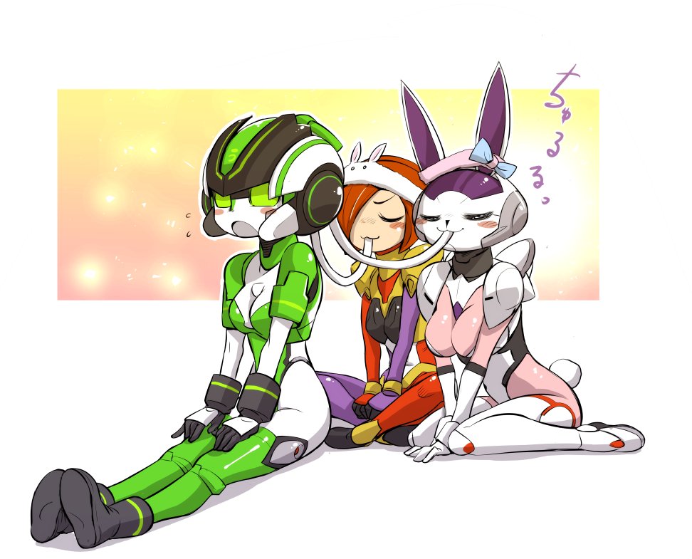 (=3 _ )=　深夜の❤獣　右二体
#にょロボ
x.com/nyoROBOtics
x.com/Brownie_nyoROBO
x.com/arlequina_10