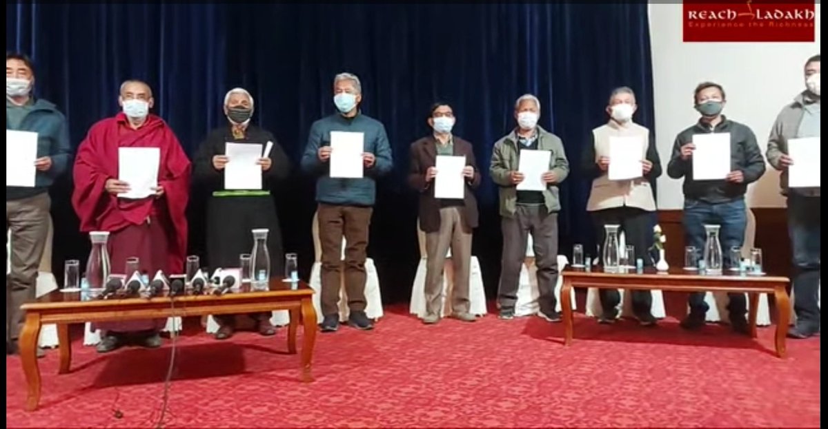 Ladakh Tourist Trade Alliance with all religious &amp; political organisations of Leh have resolved to unanimously safeguard the tourism industry of Ladakh that accounts for &gt;50% of our GNP.