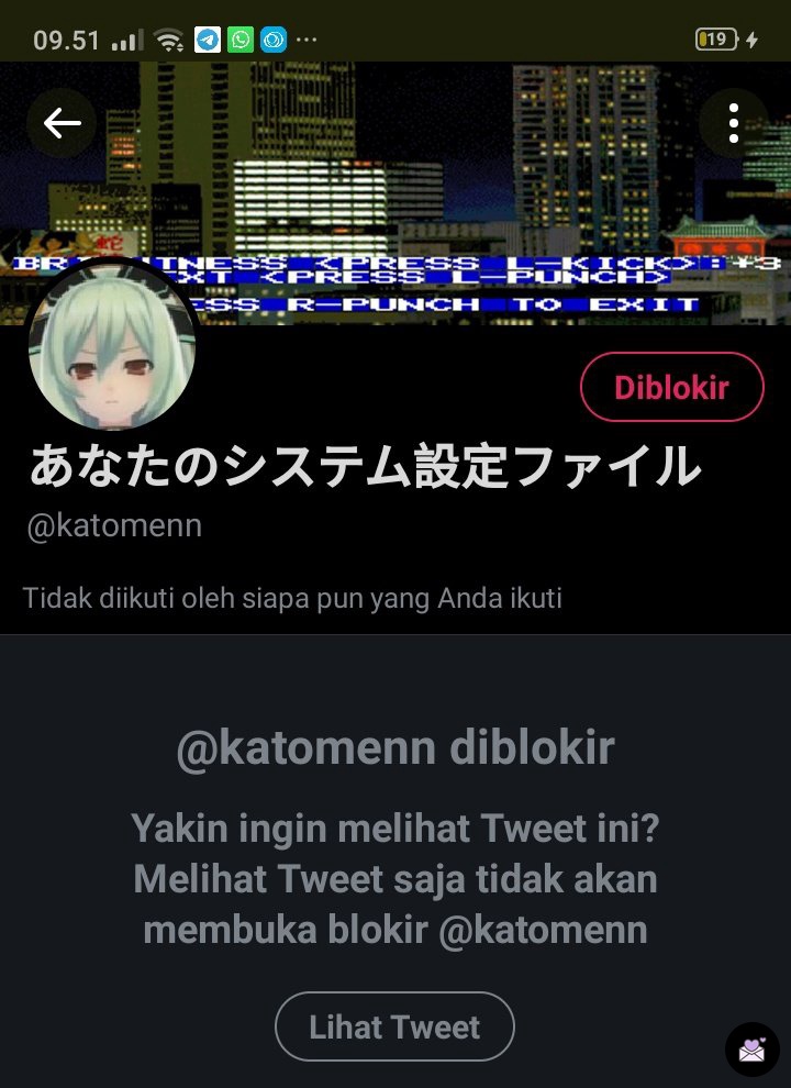 Beyb khusuny spes app prem kalian hati2 klau ad yg pke keyword cri netf. Ad bule2 yg "sakit". Jadi dia ngirim pict kem*luannya ke org yg komen d twt dia cri netf. Usnnya @/katomenn
Blok aja. Gbsa ss soalny jorok.