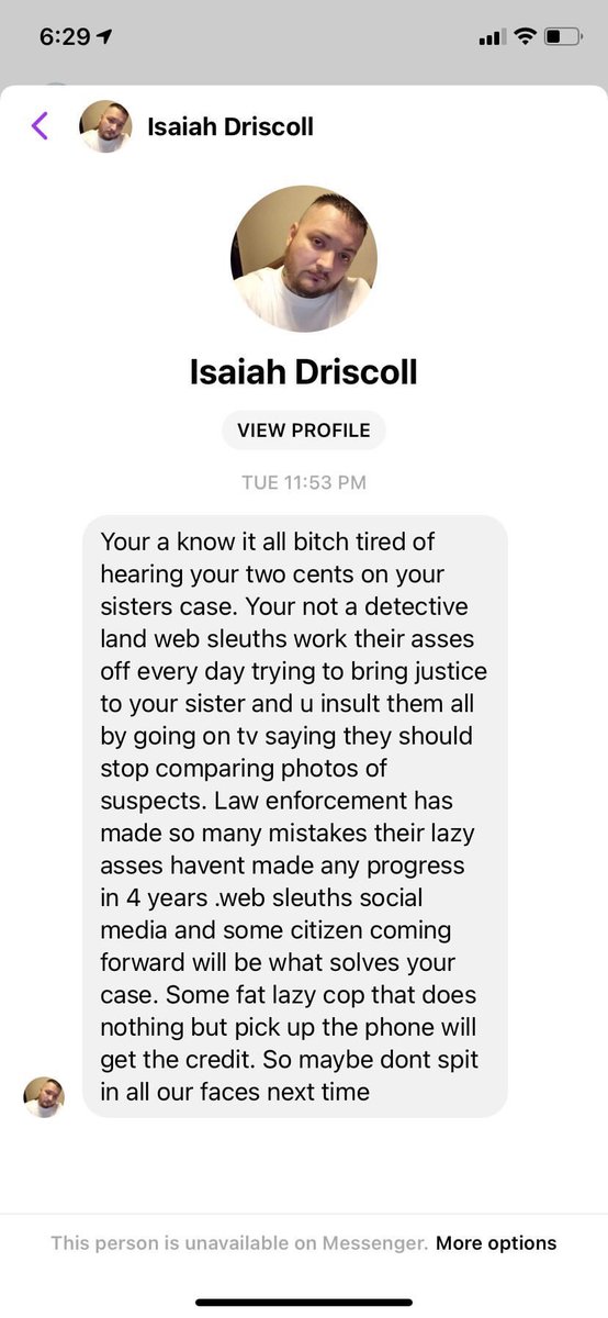 JakeRider's tweet image. Turns out this guy believes in threatening the advocates of the #Delphi murders. Just so you know what scum looks like.

#LibbyAndAbby 

facebook.com/ragnar.lothbro…