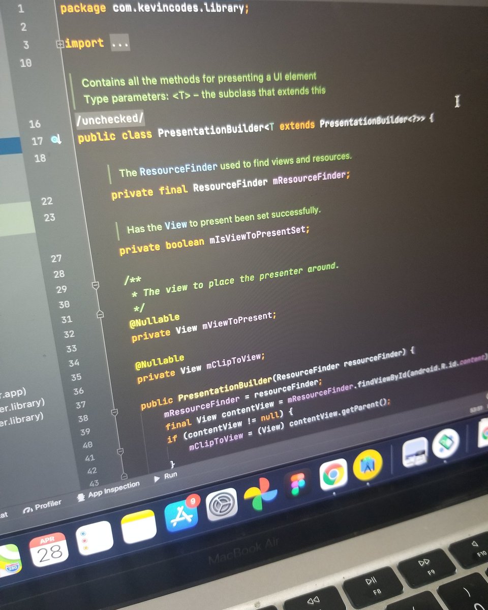 kevincodes_'s tweet image. Today I started working on an Android library to help guide users to the UI, it will be challenging from what can already understand, but I'm having a lot of fun doing it, such a joy ! #androidlibrary #Android #androiddev #javaoracle #androidstudio