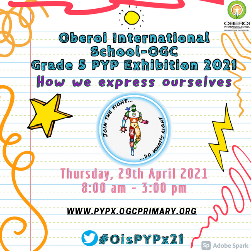 Join us as we celebrate the culmination project of the Primary Years Programme through our Grade 5 Virtual PYP Exhibition! Students will be showcasing their research and inquiry virtually this year through our PYPX Website! #PYPX2021 #IBPYP @oismumbai
