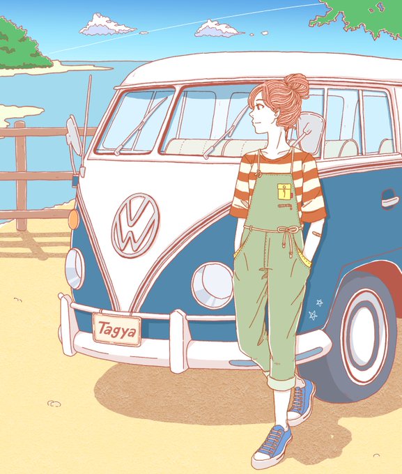 ワーゲンバスのtwitterイラスト検索結果