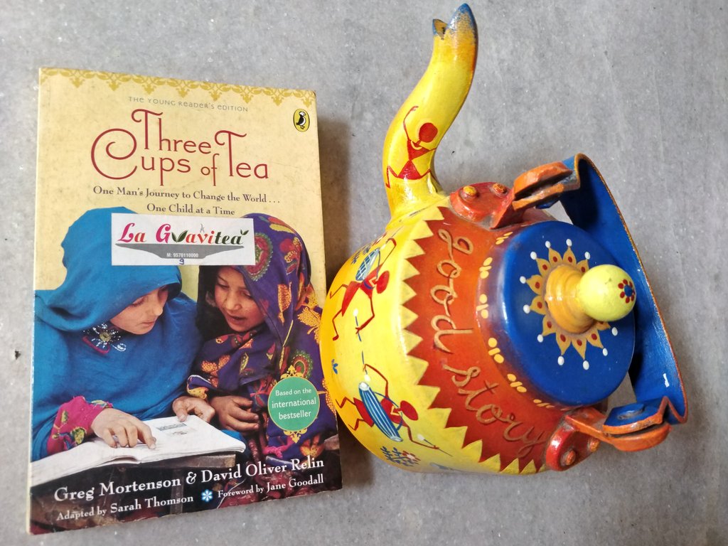 LaGravitea's tweet photo. #LifeIsBeautiful

. . . reading #ThreeCupsOfTea by @gregmortenson which is about One Man's Journey to Change the World . . .

With the first cup of #tea, you are a stranger.
With the second . . . a friend.
With the third cup of tea, you are family.

#BookReview #PaiyuCha #Paiyu https://t.co/2IMYJAEsTJ