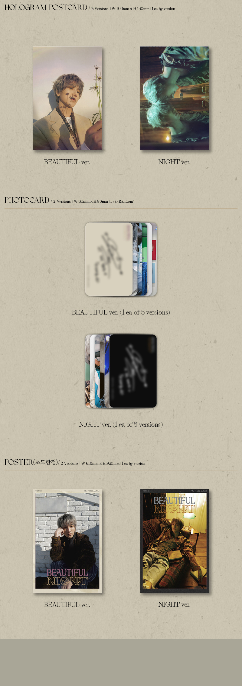 Cassette Tape Album Super Junior Yesung Unfading Sense