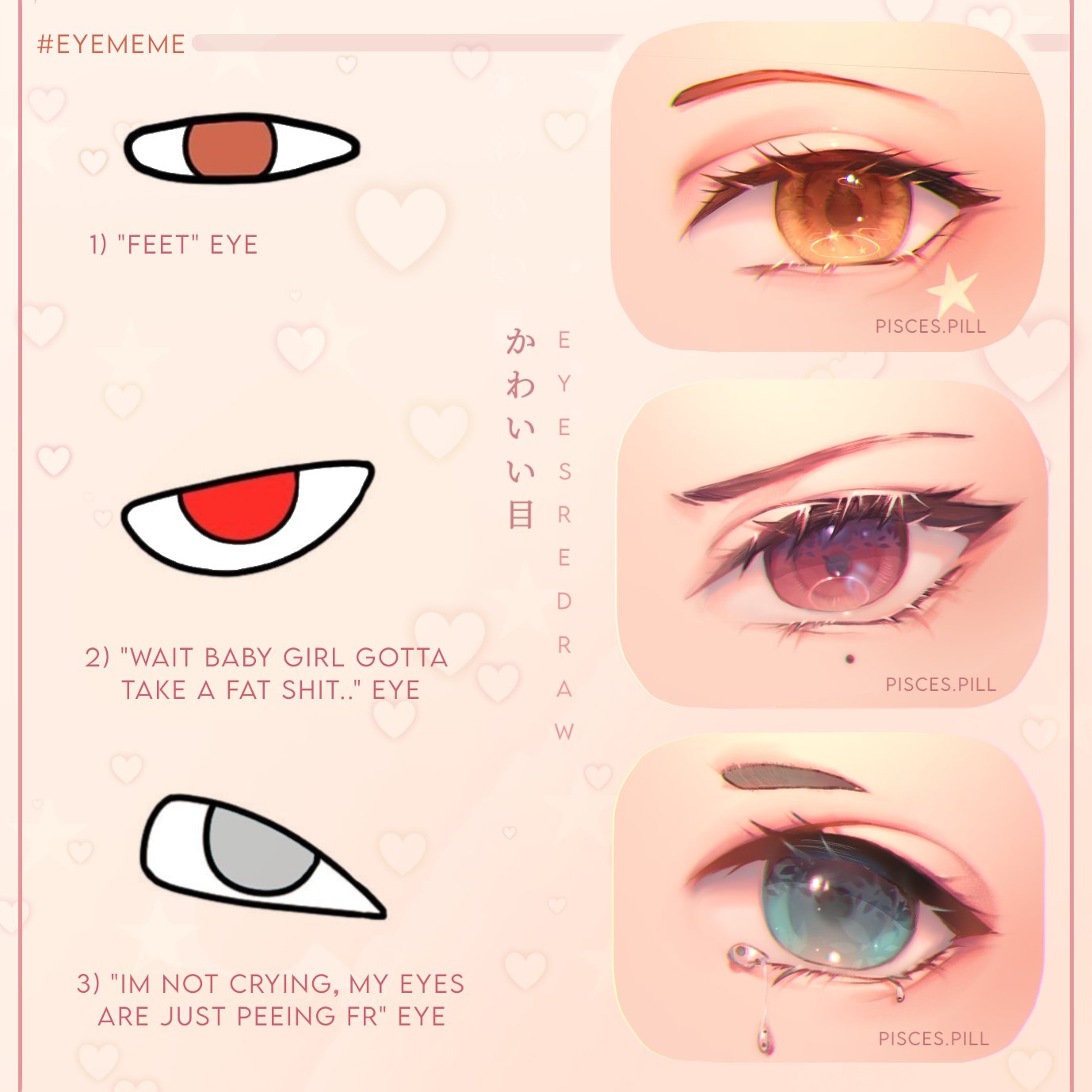 ☾✦Space Disco✦☽ — Some eyes I drew based on an old eye meme going...